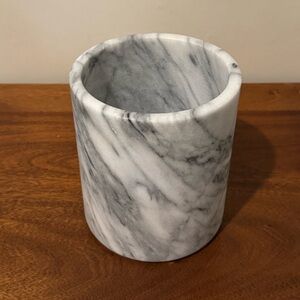Crate & Barrel French Kitchen Marble Utensil Holder